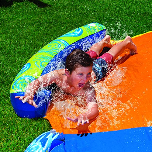 KidsInflatableSplashPark Big Portable Kiddie Blow Up Above Ground
