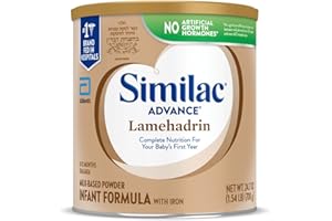 SIMILAC HEALTH & PERSONAL CARE Similac Lamehadrin Badatz-certified Advance Infant Formula with Iron, Certified Kosher Baby Formula Powder, 24.7 ounce (Single Can)