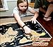 Scratch Off World Map Poster & Travel Map by OffiCreative | 32.5 x 23.5 Inches Travel Map | with Compass, Magnifier, Scratcher, Pins, Emotion & Memory Stickers