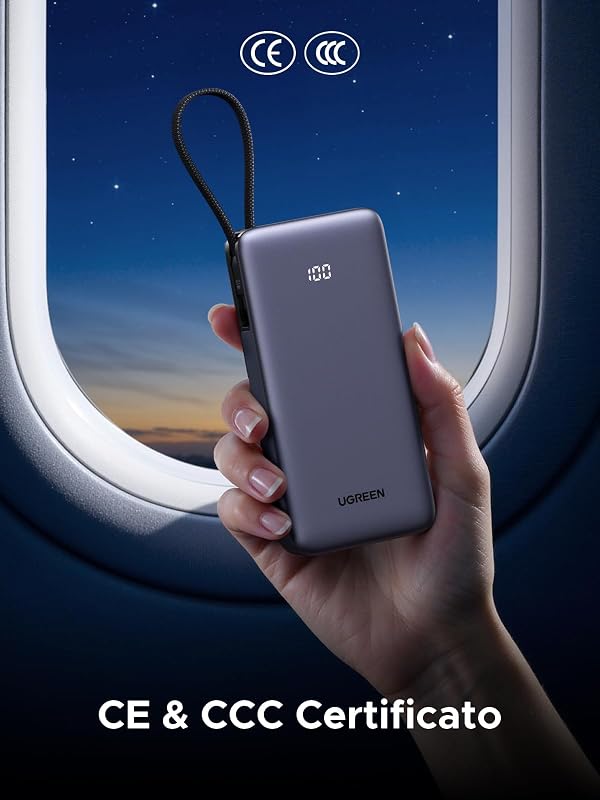 Nexode 55W Power Bank 20000mAh Caricatore Portatile PC PD 45W