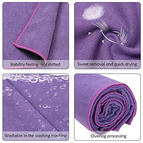 YEVITA Exercise Ball with Yoga Mat, Yoga Towel, Yoga Strap,Yoga Storage Bag, Stability Ball, Improves Balance and Core Strength，Anti-Burst & Extra Thick, Yoga Set Kit 5-Piece - Thumbnail 4