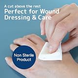 ABENA Gauze Pads 100 Individually Packed 10x10cm Non-Woven Dressings view 2