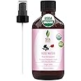 USDA Certified Organic Rose Water Facial Toner (118 ml) 4 Oz - 100% Pure Natural, Unrefined by SVA Organics | Aromatherapy Re