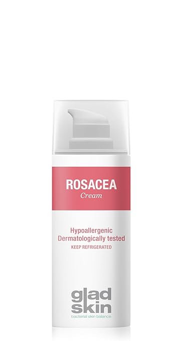 Gladskin Rosacea Creme 30ml - verringert Rötungen, Pusteln, und brennendes Gefühl und beugt neuen Entzündungen vor