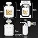 Lastma AirPods Case Perfume Bottle Case Silicone Soft Shockproof AirPods 2 Case Cover with Cute Fur Ball Keychain Strap Design for Girls and Women - Perfume Bottle