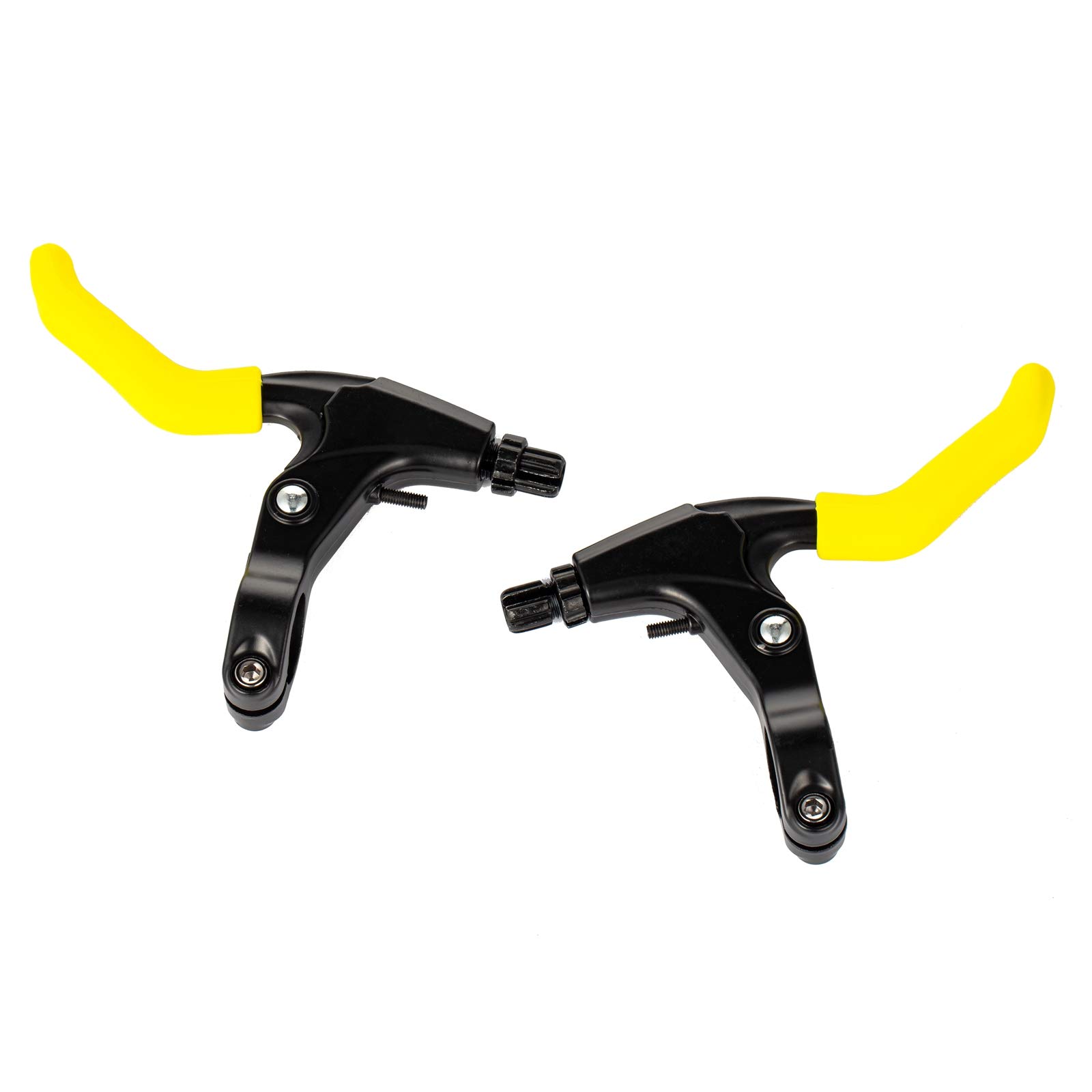 PAXLAMB Brake Grip Cover Bike Brake Lever Protection Cover Silicone Soft Anti-Slip Brake Handle Sleeve Bicycle Brake Levers for Mountain Road Bike 1 Pair (Yellow)