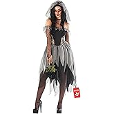 Morph Corpse Bride Costume for Women, Zombie Bride Costume Women, Womens Halloween Costumes