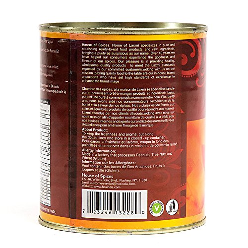 Laxmi All-Natural Kesar Canned Mango Pulp - 850gm