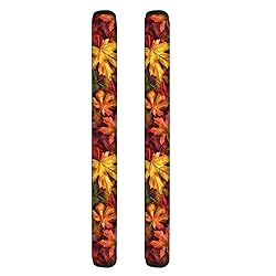 ASQVTIFE Fall Refrigerator Handle Covers Set of 2