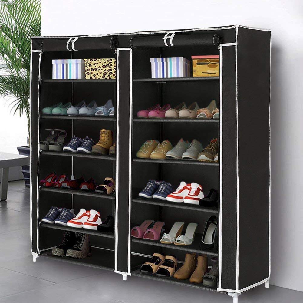 Best Woven Cover Shoe Rack