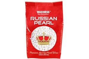 Waxness Wax Necessities Polymer Blend Luxury Hard Wax Beads Russian Pearl 2.2 Pound
