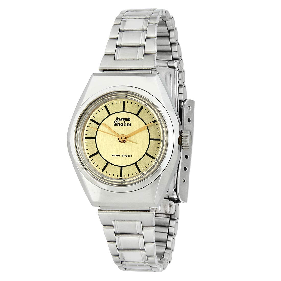 Buy HMT Shalini Mechanical Analogue Golden Dial Women's Watch Online at