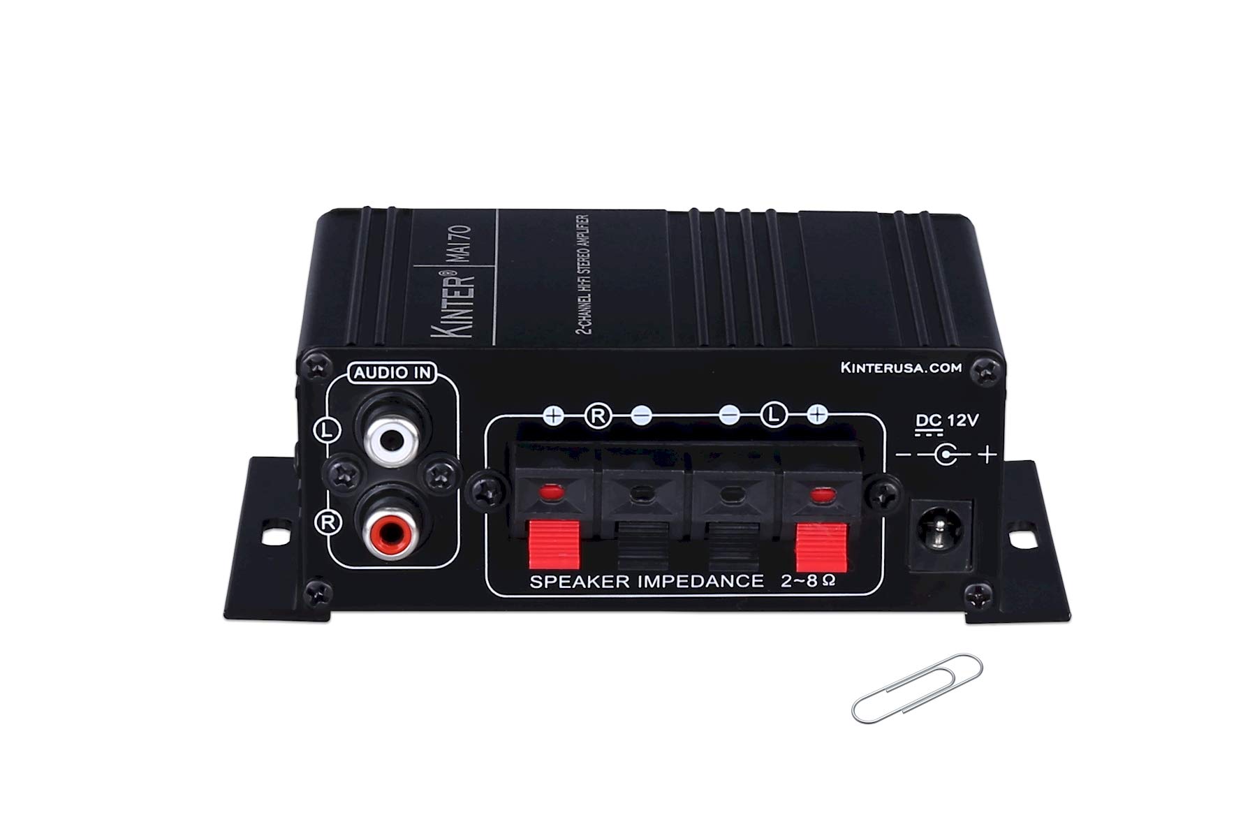 Kinter MA170 12V 2 Channel Mini Digital Audio Power Amplifier for Car