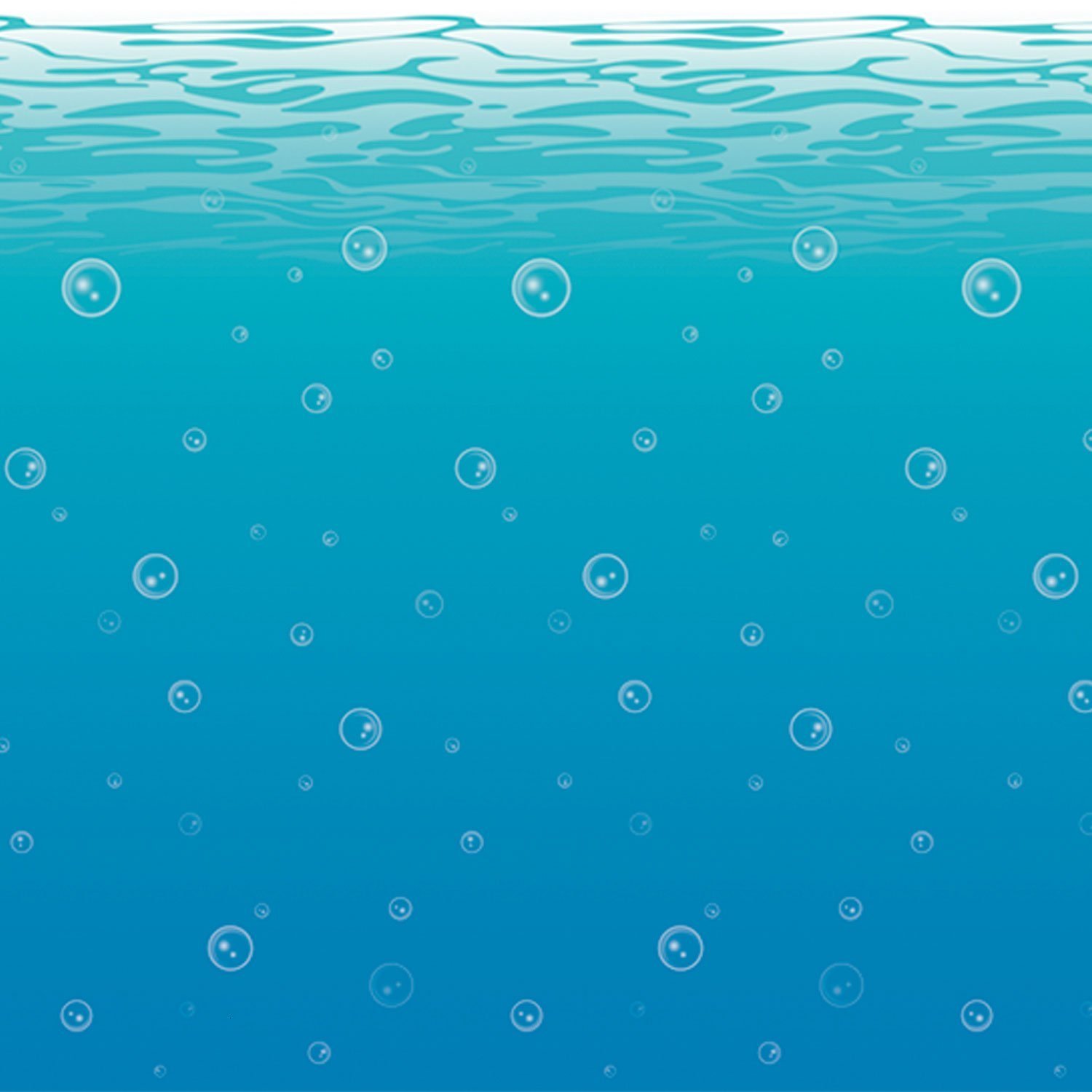 Undersea Backdrop 4ft. X 30ft. (1 Count) (1/pkg) Pkg/3