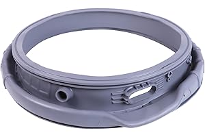 FHRHRY DC64-03788A Washer Door Boot Seal Gasket Diaphragm for Samsung Washing Machine WF45R6100 WF45R6300 WF45B6300 WF45T6000 WF45T6200 WF46BB6700 WF50A8600, Replace 4959290 AP6884238 PS12720638 EAP12720638