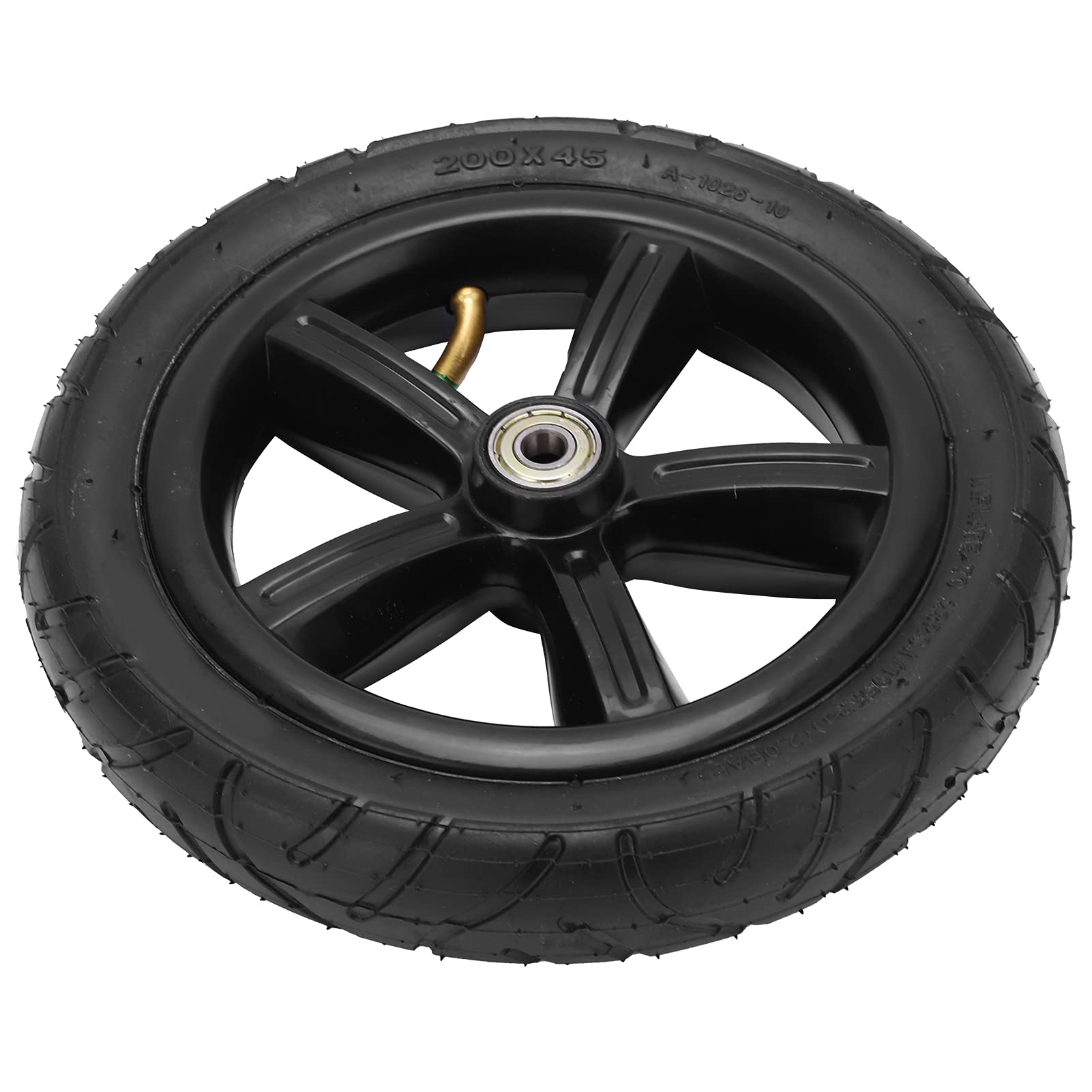 Tire and Inner Tube Set, 8 Inch 200x45 Pneumatic Wheel with Inner Tube for Electric Scooter, with Hub and Bearings, easy to replace, Replacement for Scooters Electric