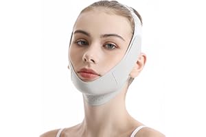 Chin Strap for Sleeping - V Line Lifting Mask for Double Chin Reducer, Adjustable Face Shaper & Lifting Strap, Comfortable an
