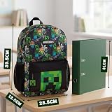 Minecraft Steve & Creeper Multicolour Backpack Graphic Print School Bag view 5
