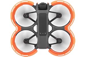FSIDIWT Avata 2 Propeller Guard Protector for DJI Avata 2 Drone, Anti-Collision Protective Bumper Shockproof Prop Protector for DJI Avata 2 Accessories (Orange)