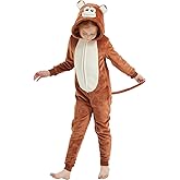 SWEETXIN Unise Kids Jumpsuit Cosplay Onesie One Piece Suit for Girls Boys Halloween Character Costume Dress Up Party