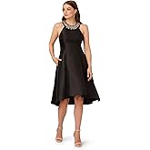 Adrianna Papell Women's Beaded Mikado Midi Dress