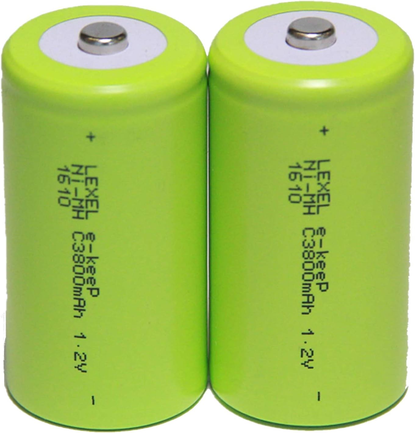 Amazon LEXEL 充電式ニッケル水素電池 1.2V 単2形 2本セット(最小容量3800mAh、約500回使用可能) 日本レクセル(Nihon Lexel) 充電式電池 Amazon LEXEL 充電式ニッケル水素電池 1.2V 単2形 2本セット(最小容量3800mAh、約500回使用可能) 日本レクセル(Nihon Lexel) 充電式電池