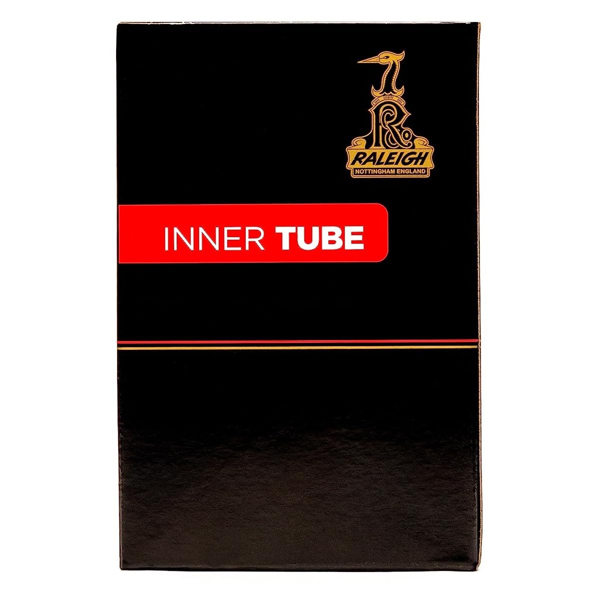 Raleigh - TA629 - 12 1/2 x 2 1/4 Inch Black Butyl Rubber Bicycle Inner Tube with a 45 Degree Schrader (Car Style) Valve