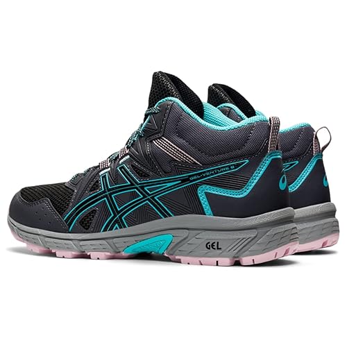 ASICS Women's Gel-Venture Mid Top Running Shoes, 5, Graphite