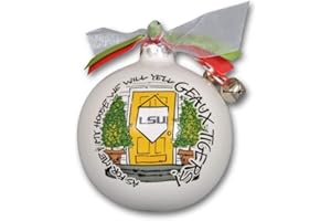 MAGNOLIA LANE "As For Me And My House" Holiday Ornament (LSU Tigers)