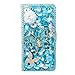 EVTECH Galaxy S5 Case 3D Handmade Bling Crystal Luxury Shiny Sparkling Wallet Leather with Card Holder for Samsung Galaxy S5 I9600