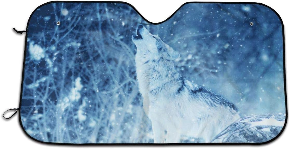 Amazon Com Yangzhi Howling Wolf Winter Snowfall Wind Sun Shade