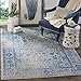 SAFAVIEH Adirondack Collection Accent Rug - 3' x 5', Grey & Blue, Oriental Distressed Design, Non-Shedding & Easy Care, Ideal for High Traffic Areas in Entryway, Living Room, Bedroom (ADR109A)