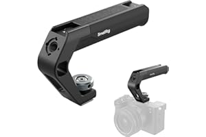SMALLRIG Lightweight Cold Shoe Top Handle, Tiny Camera Top Grip Only 113g, Handgrip with Locating Hole for ARRI and Two Cold 
