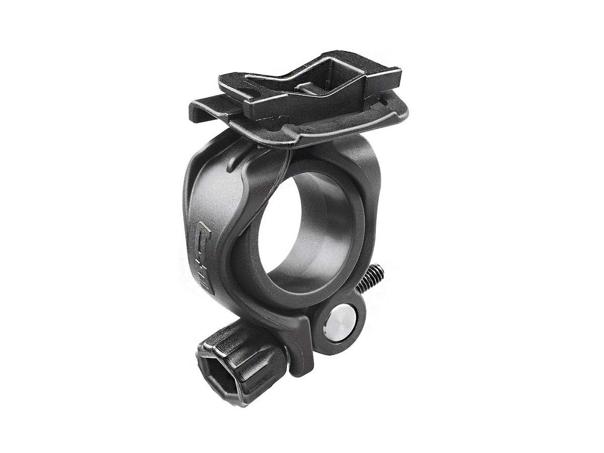 Busch & Müller 2021774802 Headlight Holder, Black, Diameter 21-32 mm