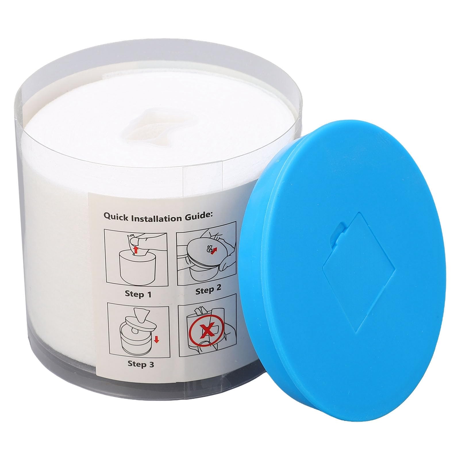 Fiber Optic Cleaning Wipes, 180 Sheets/Box Fiber Optic Connector Cleaner Both Wet and Dry Use Optical Clean Dust Free Paper with Reusable Dust Cover