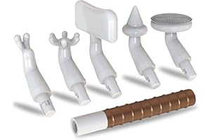 FASCIABLASTER The OMG Blaster 5-in-1 Face Lifting Tool by Ashley Black. Patented technology for Fine Lines, Wrinkles, Skin Tightening, Face Contouring, Lymphatic Darinage and Temporary Blood Flow