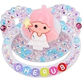 Adult Sized Pacifier Crystal Rhinestone Bling Pacifiers (Style 8)