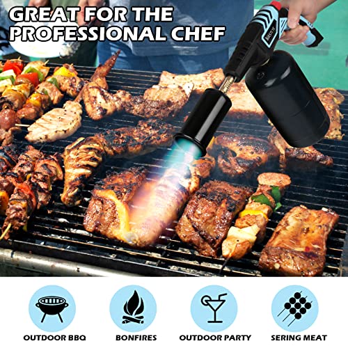 POWERFUL Cooking Torch,Sous Vide,Propane Kitchen torch,Charcoal Lighter