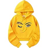 WDIRARA Women's Graphic Hoodie Drawstring Hooded Sweatshirt Thermal Pullovers Top