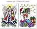 Art Eclect Christmas Coloring Cards for Adults, 12 Cards with 12 Unique Designs, 6 Red and 6 Green Envelopes Included (Christmas B1)