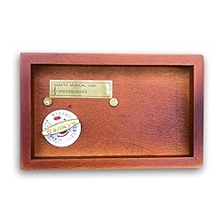 BinkeGG Wooden Hollow Out Wind up Music Box Jewelry