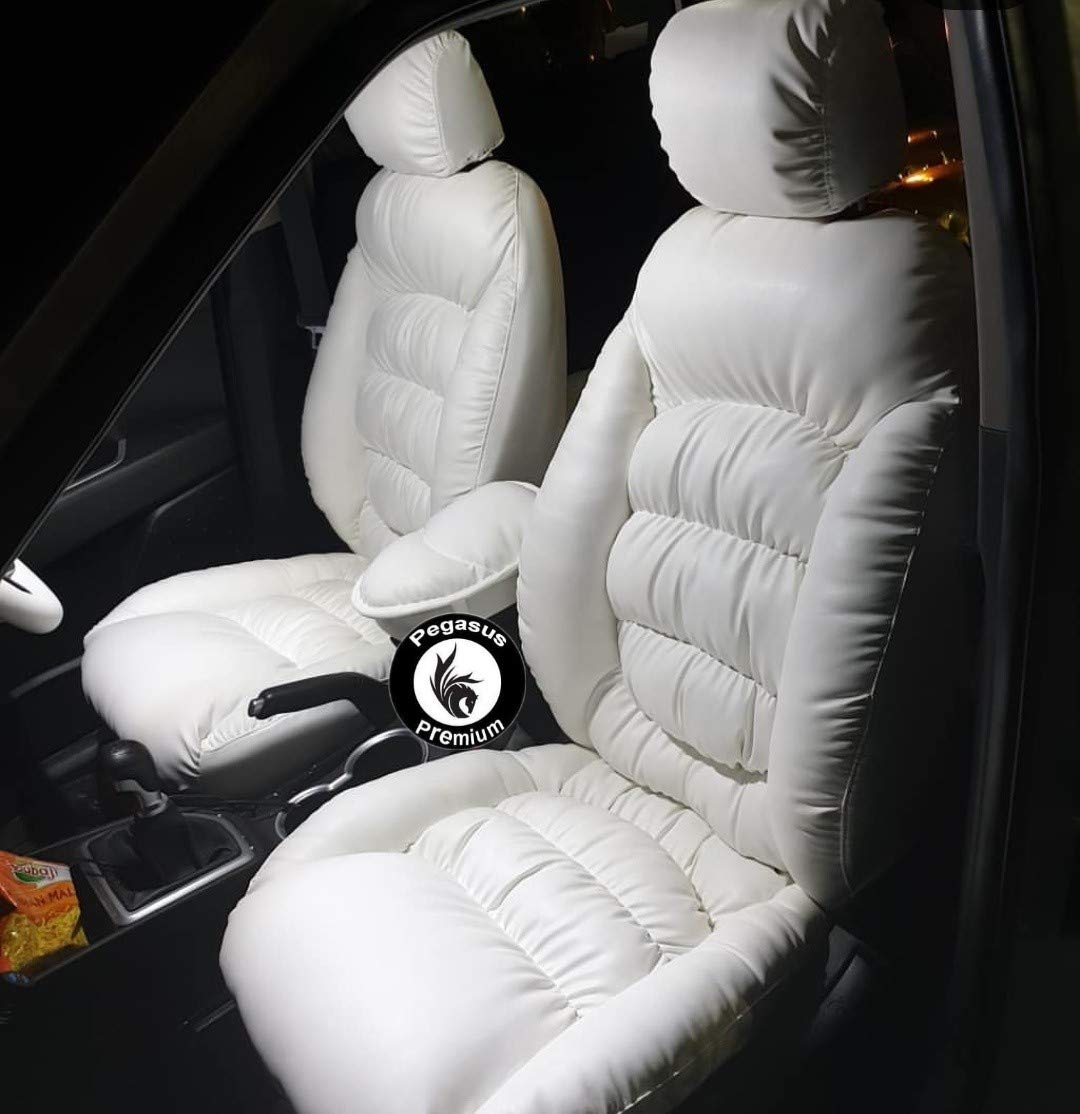 PegasusPremium Ultra Comfort Car Seatcover for Baleno (White) Amazon.in Car & Motorbike