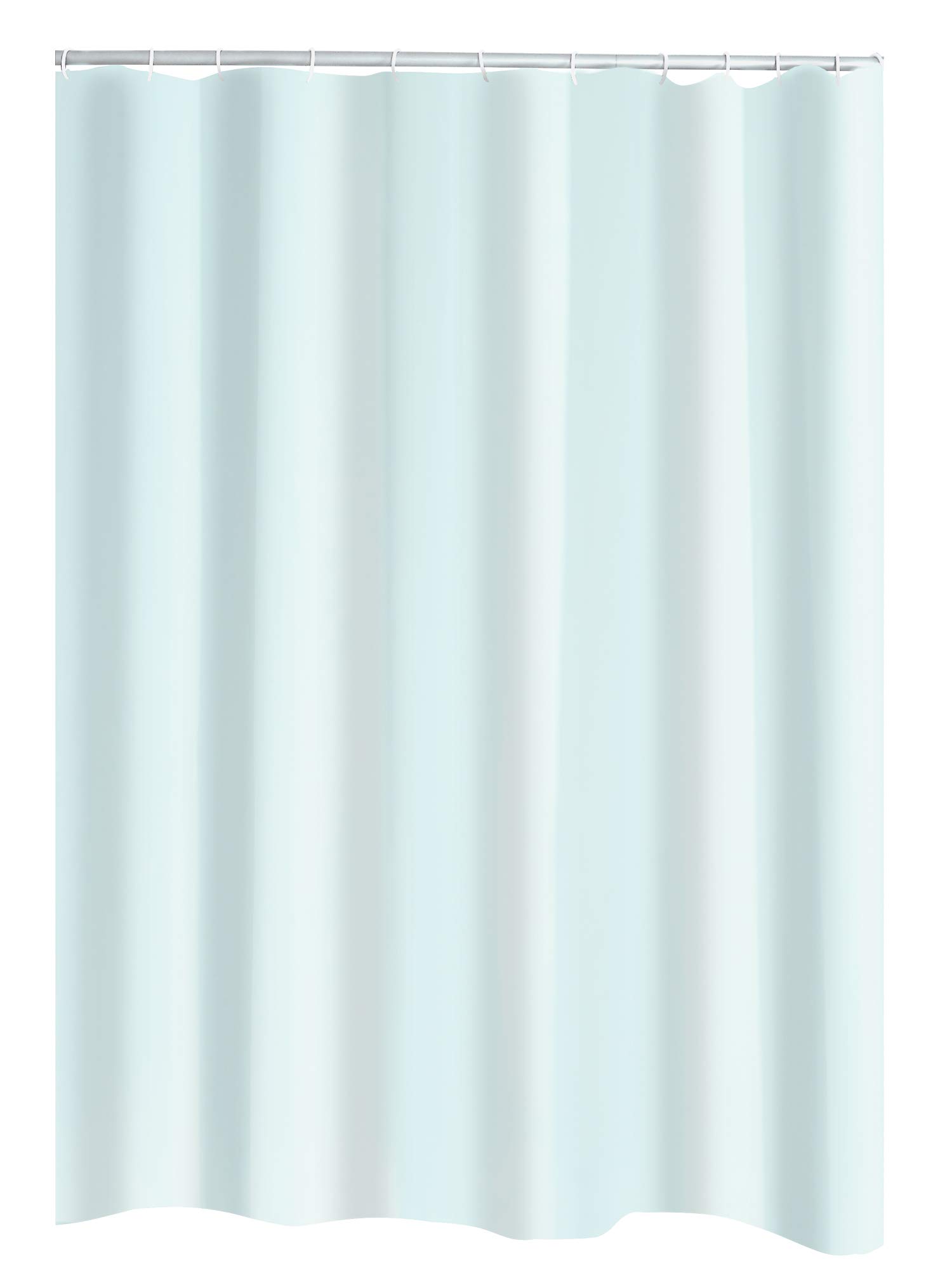 RIDDER Shower Curtain, 100% PEVA, White, Approx. 180x200 cm