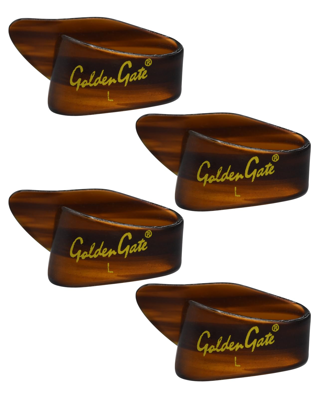 Golden Gate GP-4T-4PK Thumb Picks – Tortoise – Large – 4PK