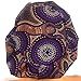 Women's Surgical Scrub Hat Nurse Ponytail Adjustable Euro Bouffant Purple African