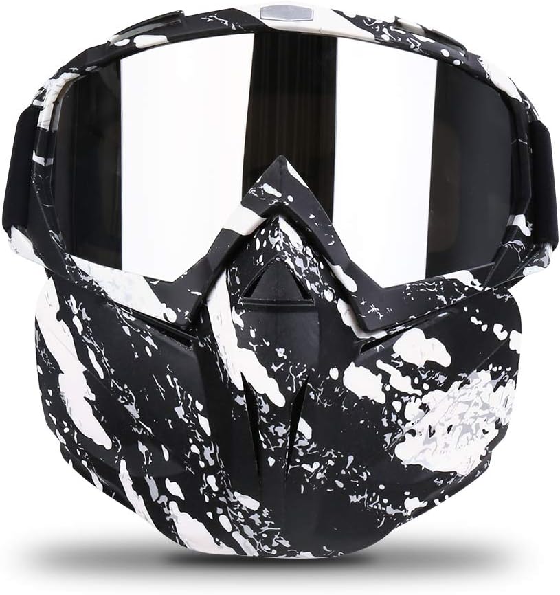 Freehawk Motorcycle Goggle Mask Removable Face Mask Off-road Riding Goggles