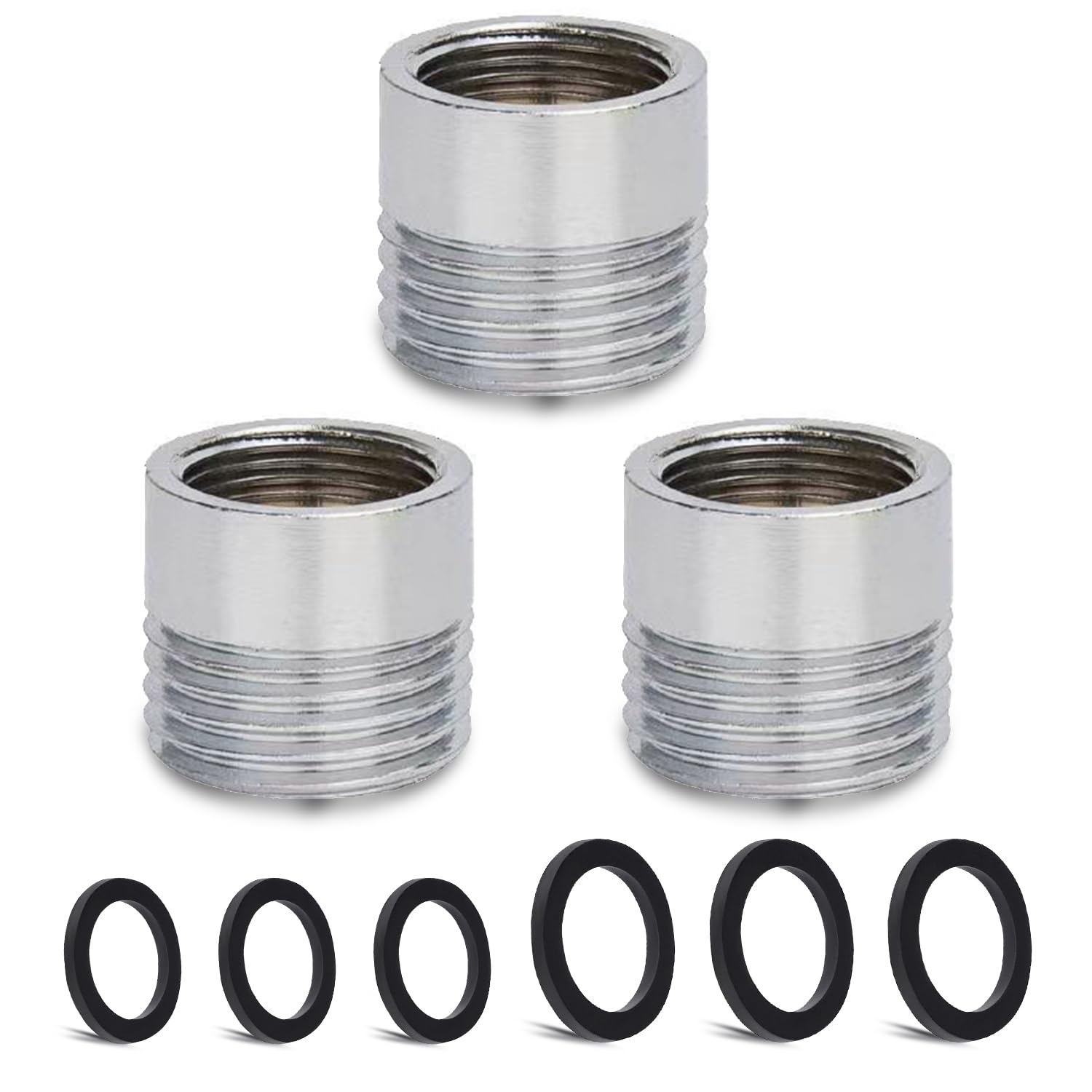 3 pcs Faucet Adapter Kit, CNYMANY Male M20mm to Female M16mm Kitchen Aerator Adapter Set Sink Faucet Adapter Connecting Garden Hose Water Filter Standard Hose via Diverter