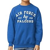 Barnesmith NCAA Unisex Youth Crewneck Sweatshirt, Vintage Logo, Color