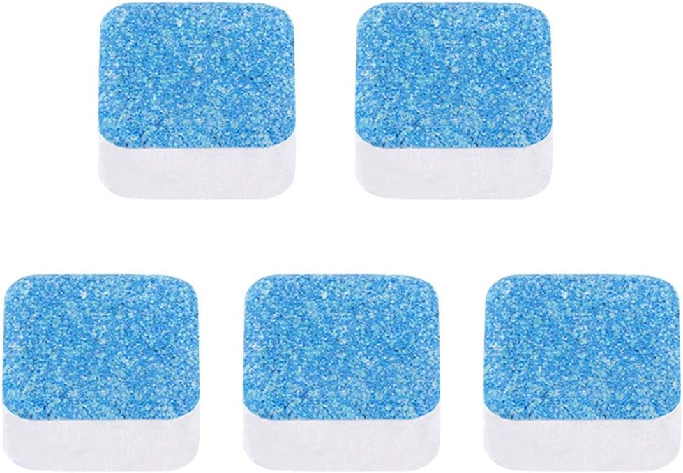 Onegirl New Solid Washing Machine Cleaning Expert, 50 PCS Washer Decontamination Cleaning Detergent Effervescent Tablet Washing Machine Cleaner Descaler Deep Remover Deodorant