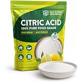 Eco Living Solutions 100% Citric Acid Powder - Food Grade | Citric Acid For Cleaning & Bath Bombs | Great For Cooking & Canni
